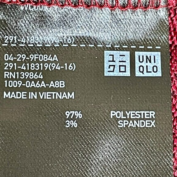 Uniqlo Sweater Dress Cranberry Knit Long Sleeve Turtleneck Midi Women's Size XS - Picture 13 of 15